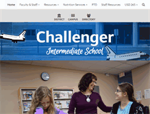 Tablet Screenshot of challenger.goddardusd.com