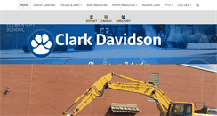 Desktop Screenshot of clarkdavidson.goddardusd.com