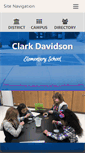 Mobile Screenshot of clarkdavidson.goddardusd.com